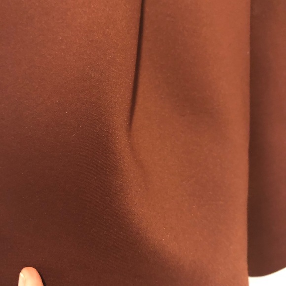 ASOS Hi rise dark burgundy neoprene dress shorts - Picture 3 of 6